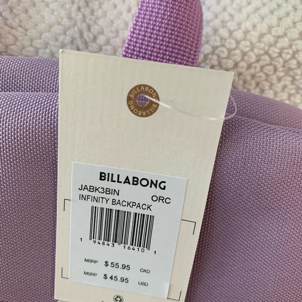 Purple back pack - Picture 4 of 5